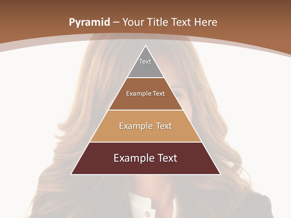 Cute White One Person PowerPoint Template