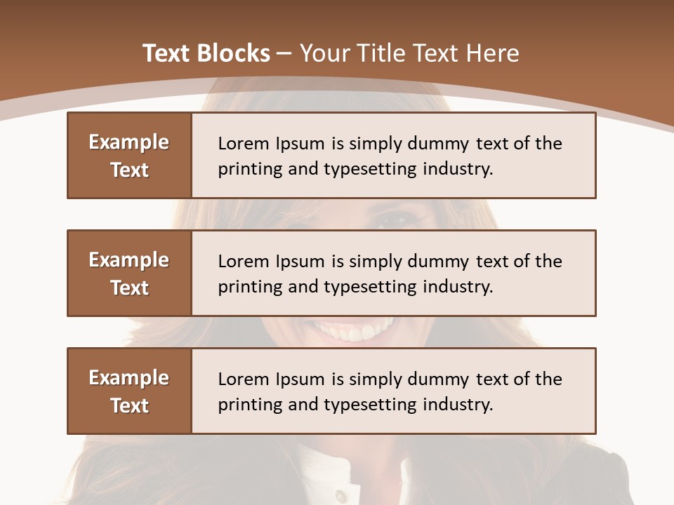 Cute White One Person PowerPoint Template