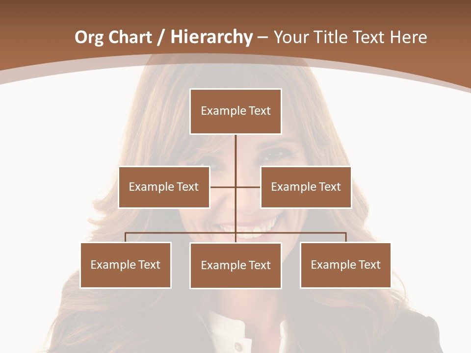 Cute White One Person PowerPoint Template
