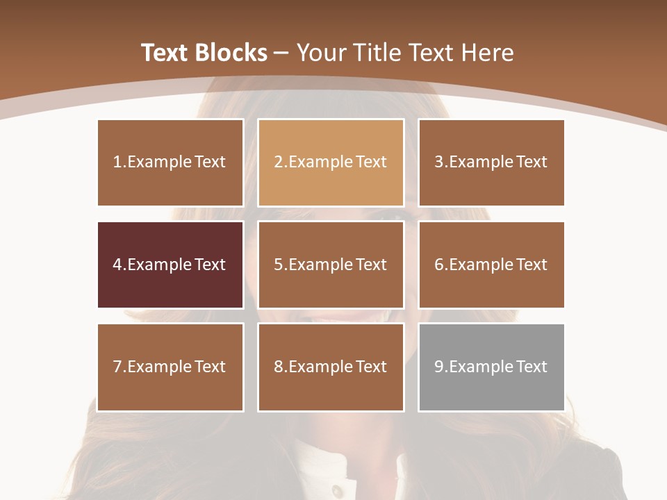 Cute White One Person PowerPoint Template