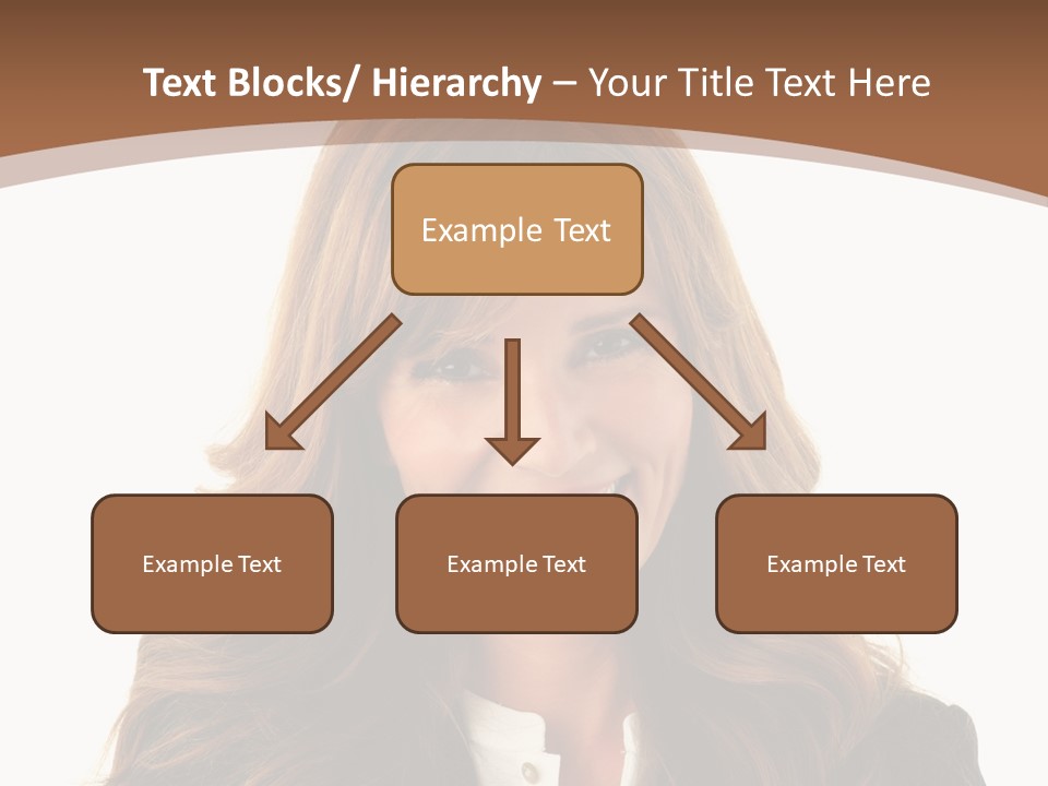 Cute White One Person PowerPoint Template