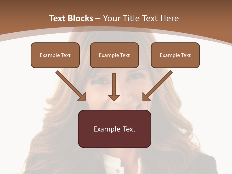 Cute White One Person PowerPoint Template