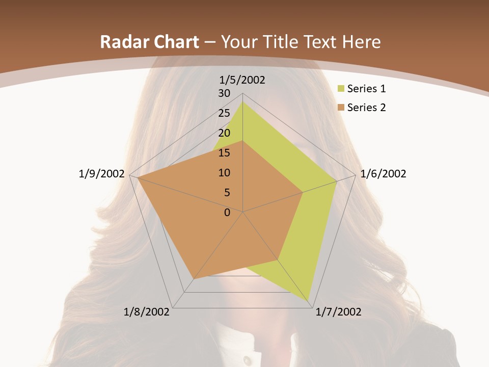 Cute White One Person PowerPoint Template