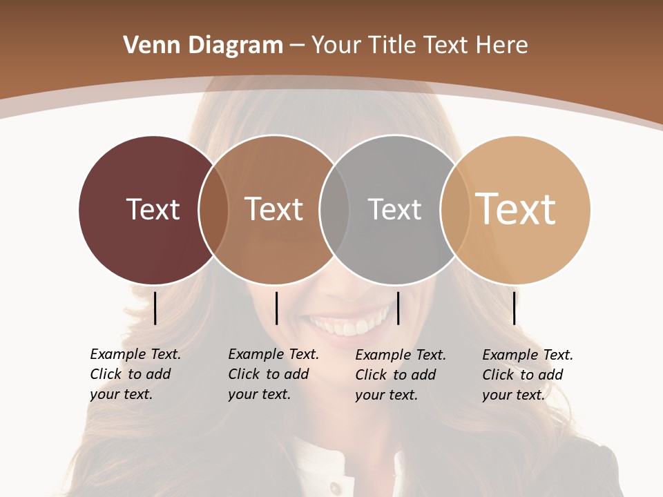 Cute White One Person PowerPoint Template