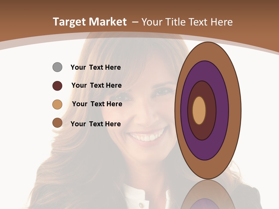 Cute White One Person PowerPoint Template