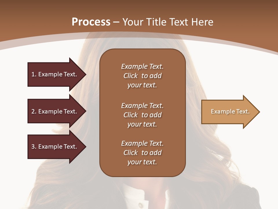 Cute White One Person PowerPoint Template