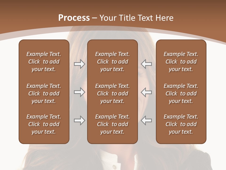 Cute White One Person PowerPoint Template