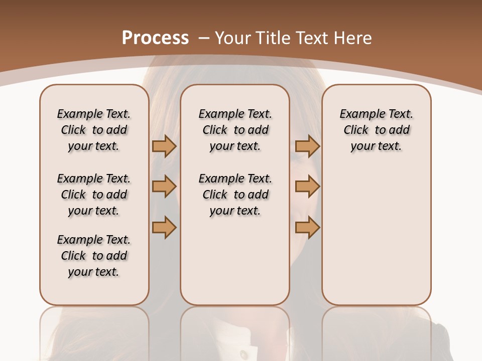 Cute White One Person PowerPoint Template