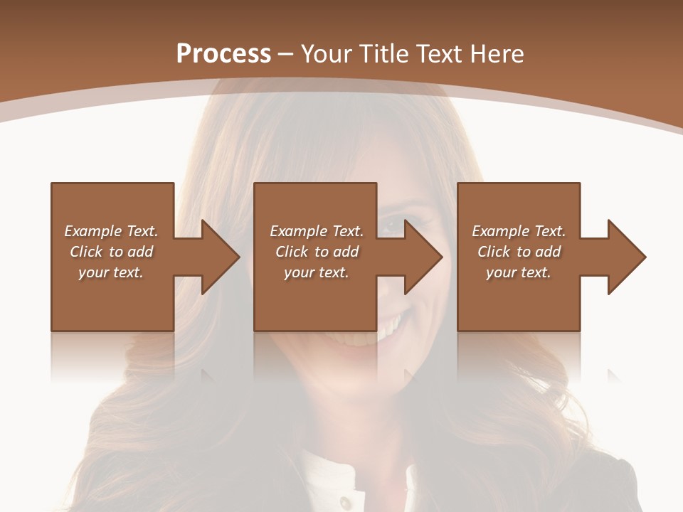Cute White One Person PowerPoint Template