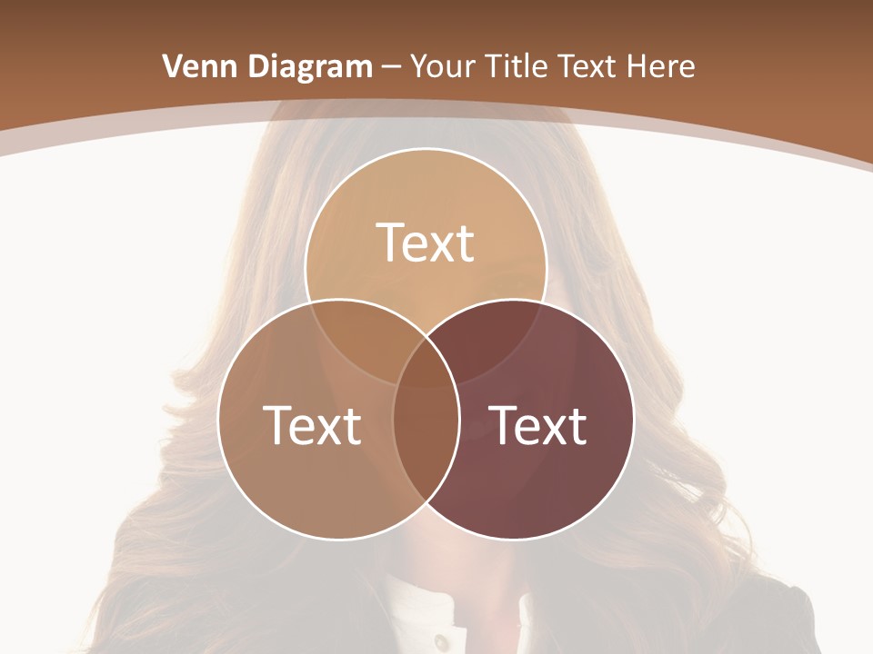 Cute White One Person PowerPoint Template