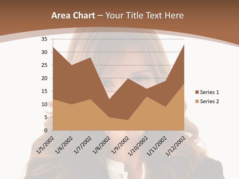 Cute White One Person PowerPoint Template