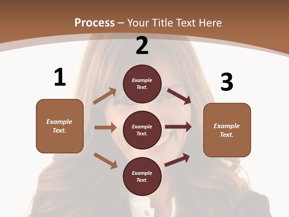 Cute White One Person PowerPoint Template