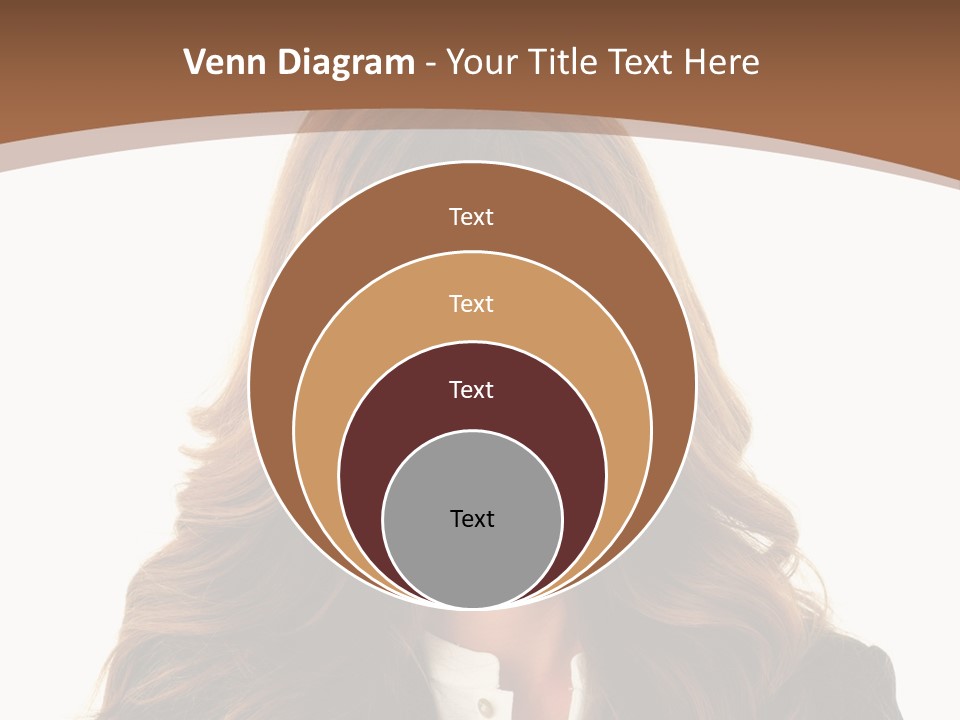 Cute White One Person PowerPoint Template