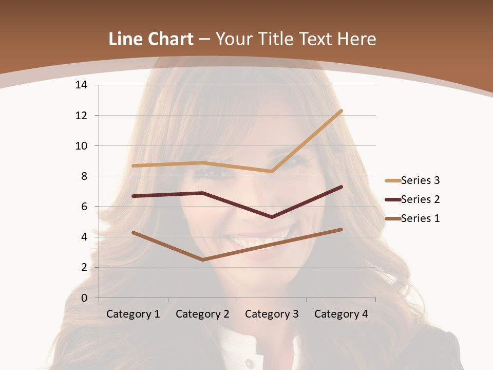 Cute White One Person PowerPoint Template