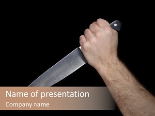 Deadly Arm Lethal PowerPoint Template