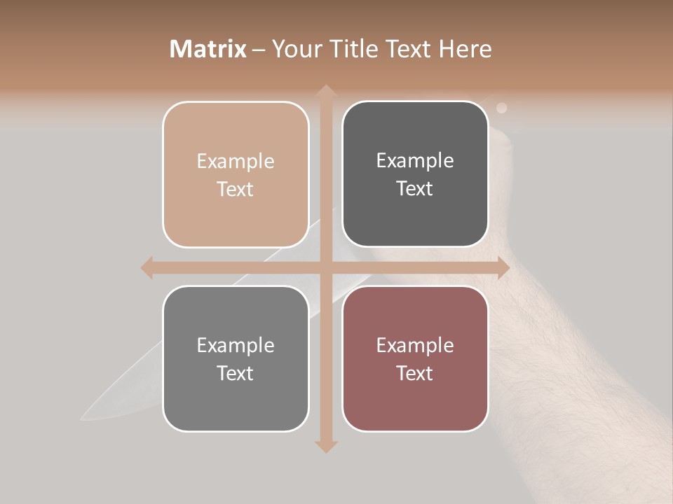 Deadly Arm Lethal PowerPoint Template