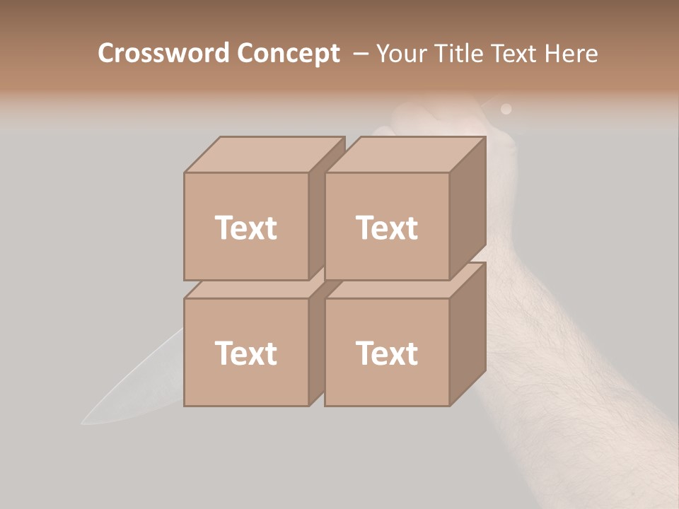 Deadly Arm Lethal PowerPoint Template
