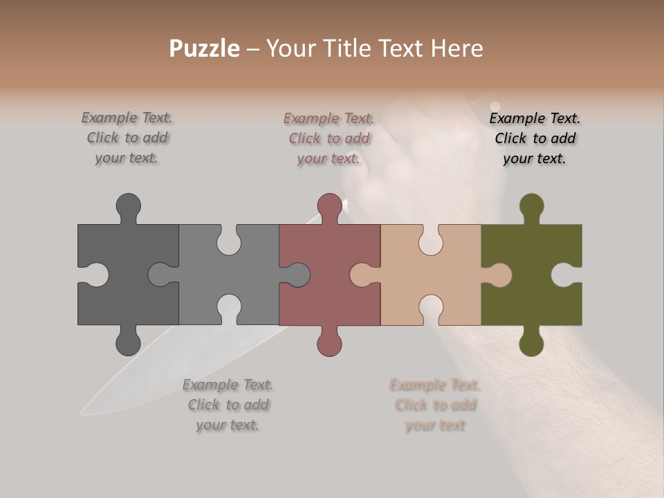 Deadly Arm Lethal PowerPoint Template