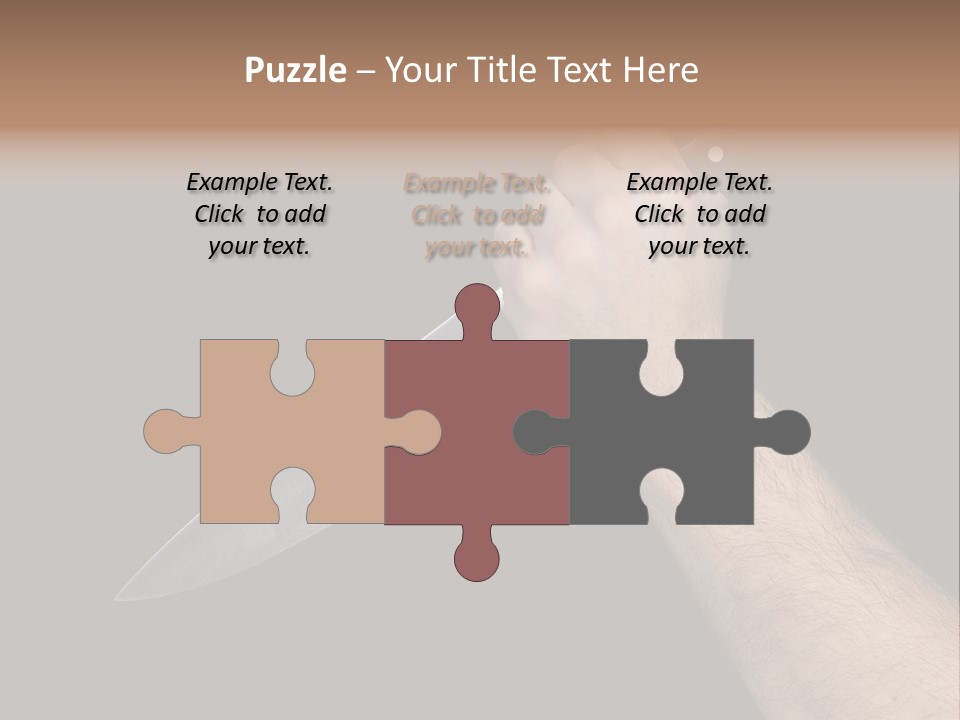 Deadly Arm Lethal PowerPoint Template