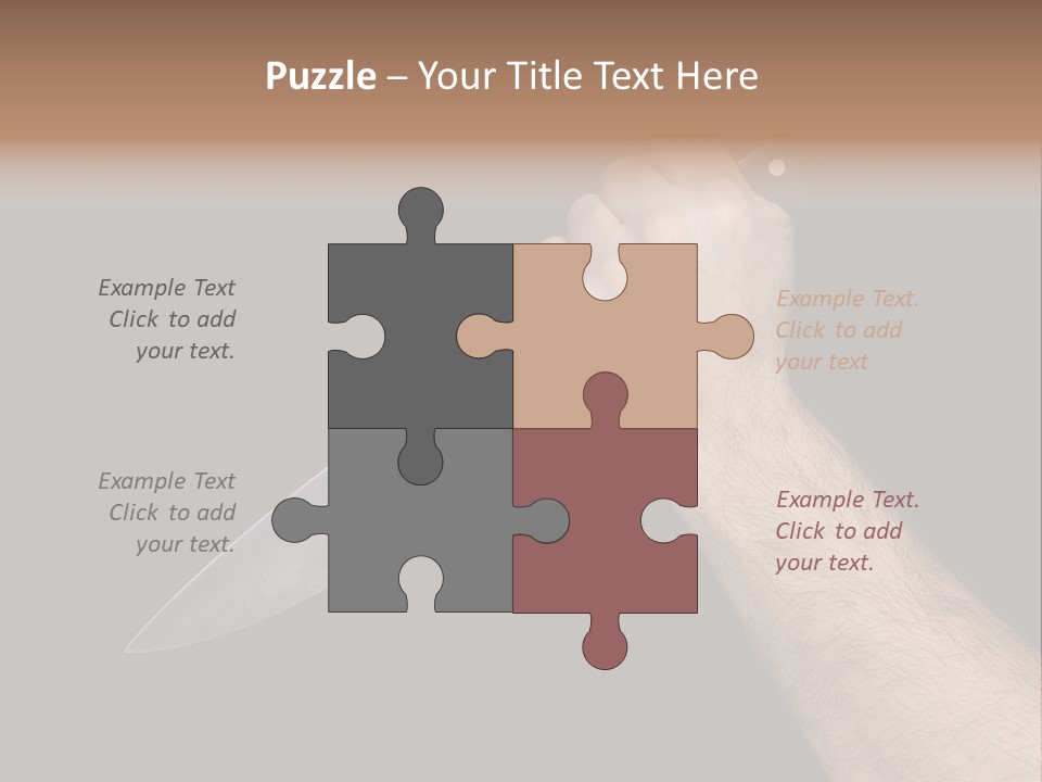 Deadly Arm Lethal PowerPoint Template