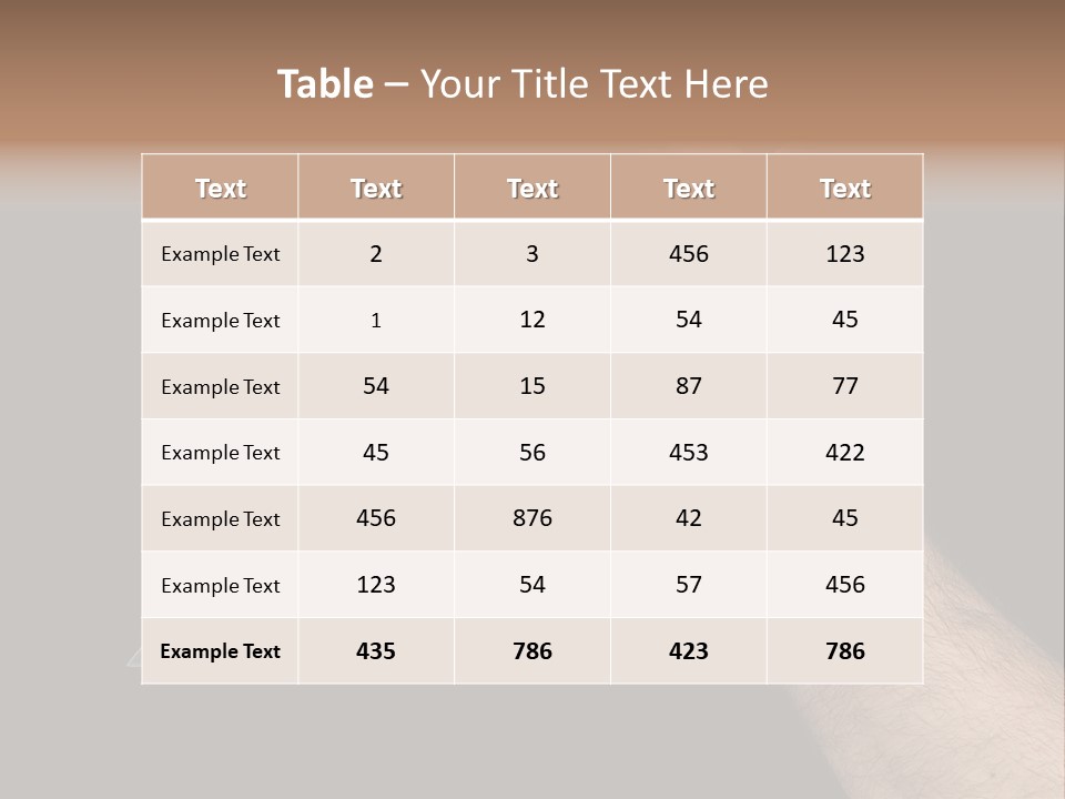 Deadly Arm Lethal PowerPoint Template