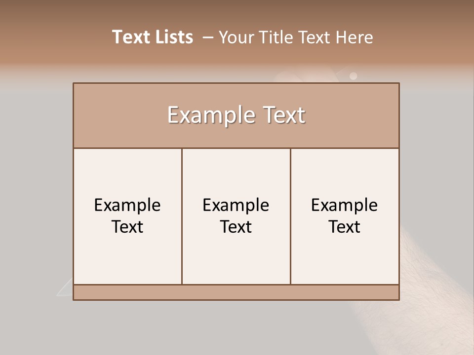 Deadly Arm Lethal PowerPoint Template