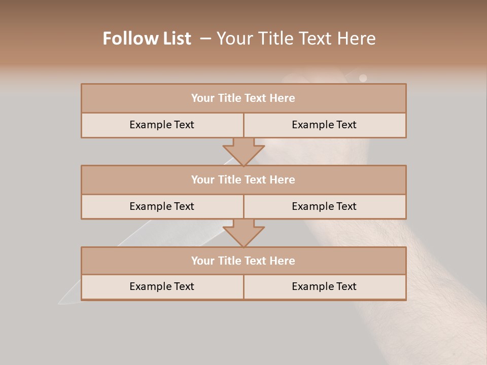 Deadly Arm Lethal PowerPoint Template