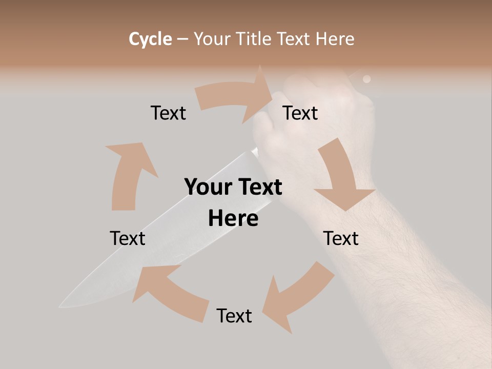 Deadly Arm Lethal PowerPoint Template