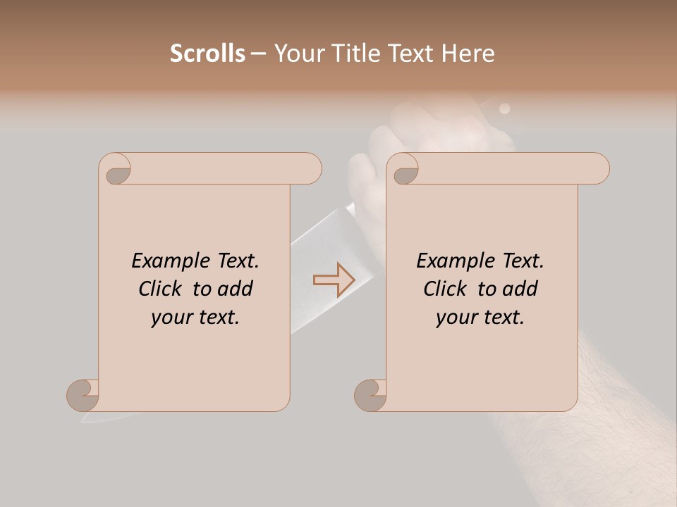 Deadly Arm Lethal PowerPoint Template