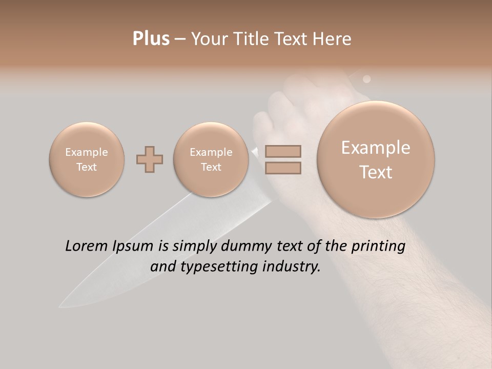 Deadly Arm Lethal PowerPoint Template