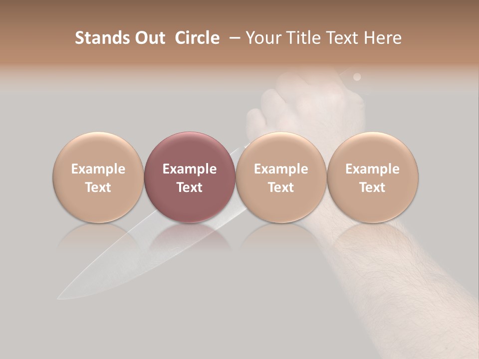 Deadly Arm Lethal PowerPoint Template