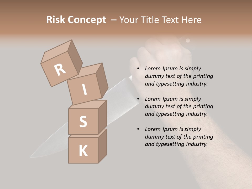 Deadly Arm Lethal PowerPoint Template