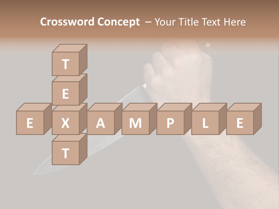 Deadly Arm Lethal PowerPoint Template