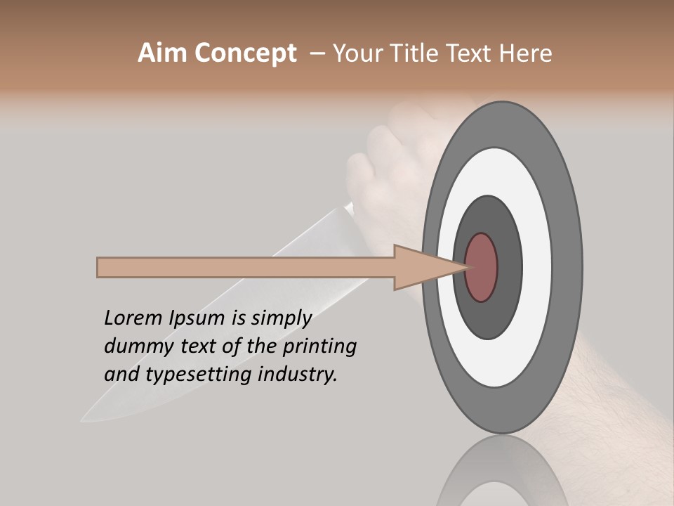 Deadly Arm Lethal PowerPoint Template