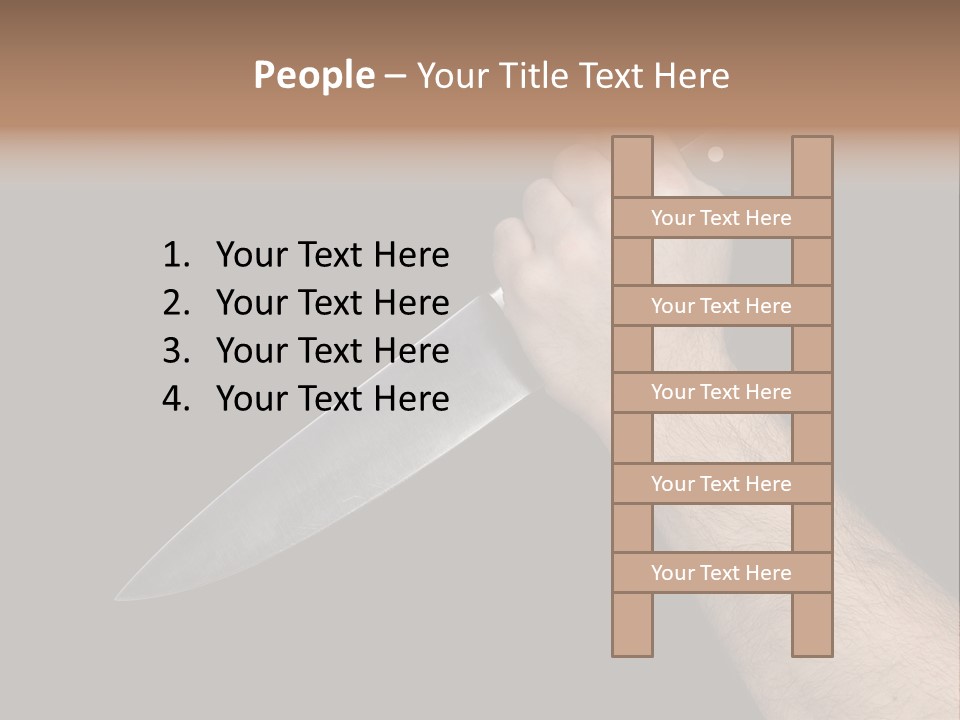 Deadly Arm Lethal PowerPoint Template