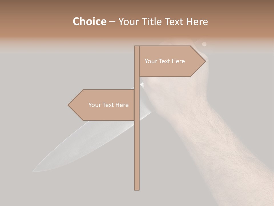 Deadly Arm Lethal PowerPoint Template
