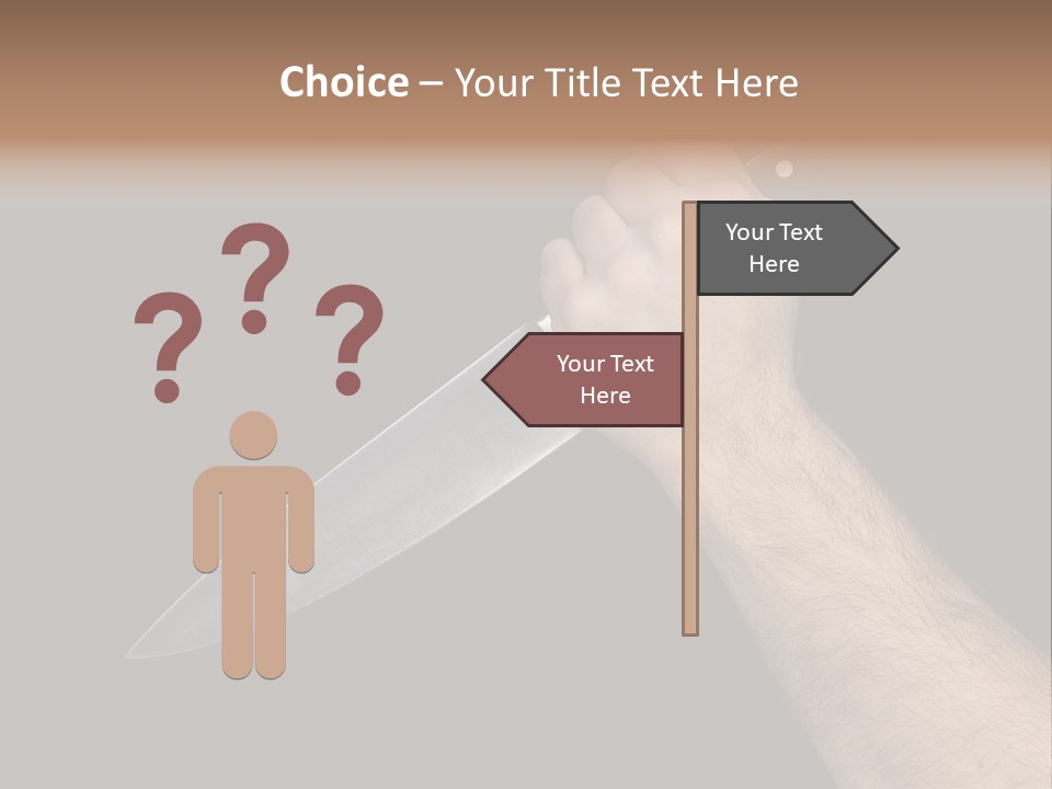 Deadly Arm Lethal PowerPoint Template