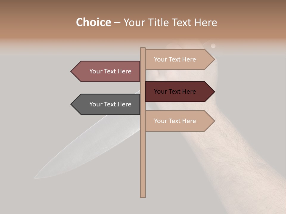Deadly Arm Lethal PowerPoint Template