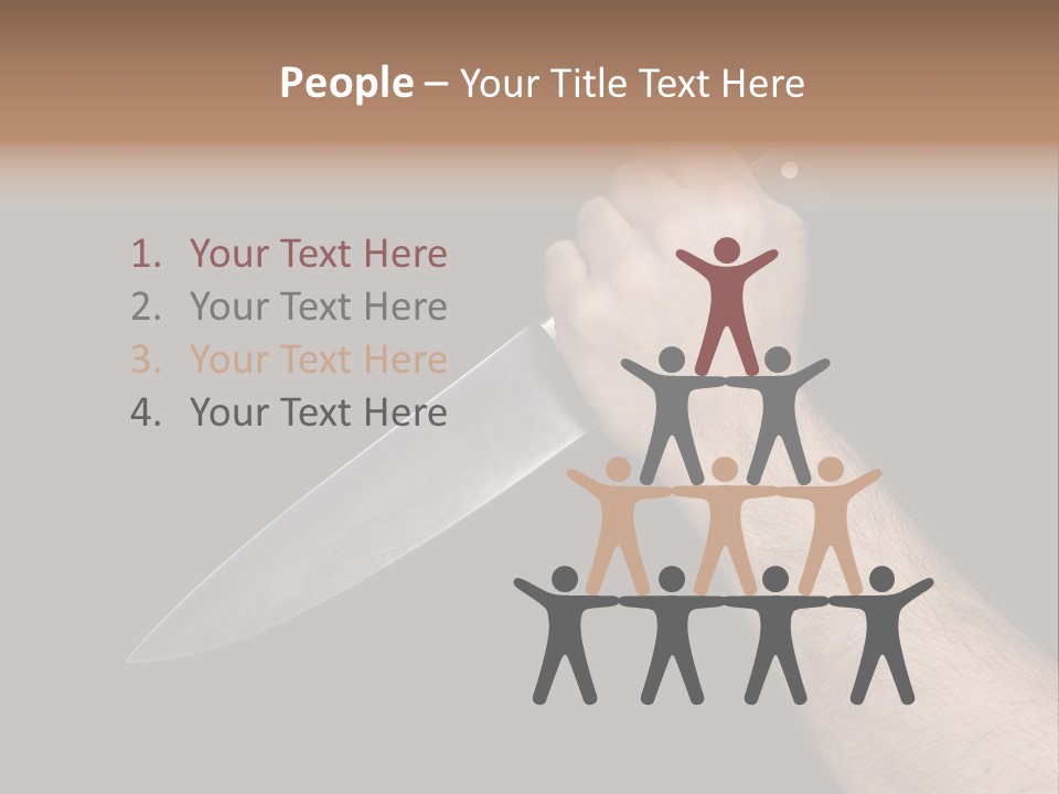 Deadly Arm Lethal PowerPoint Template