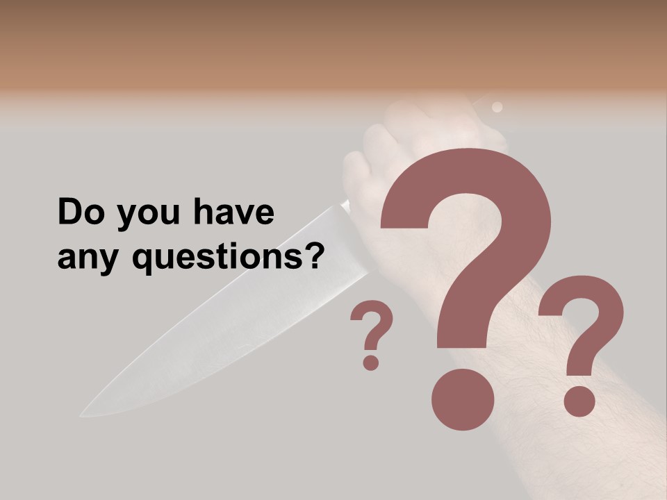 Deadly Arm Lethal PowerPoint Template