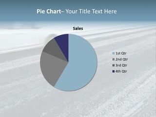 Transportation Highway Snow PowerPoint Template