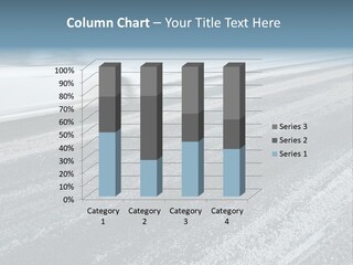 Transportation Highway Snow PowerPoint Template