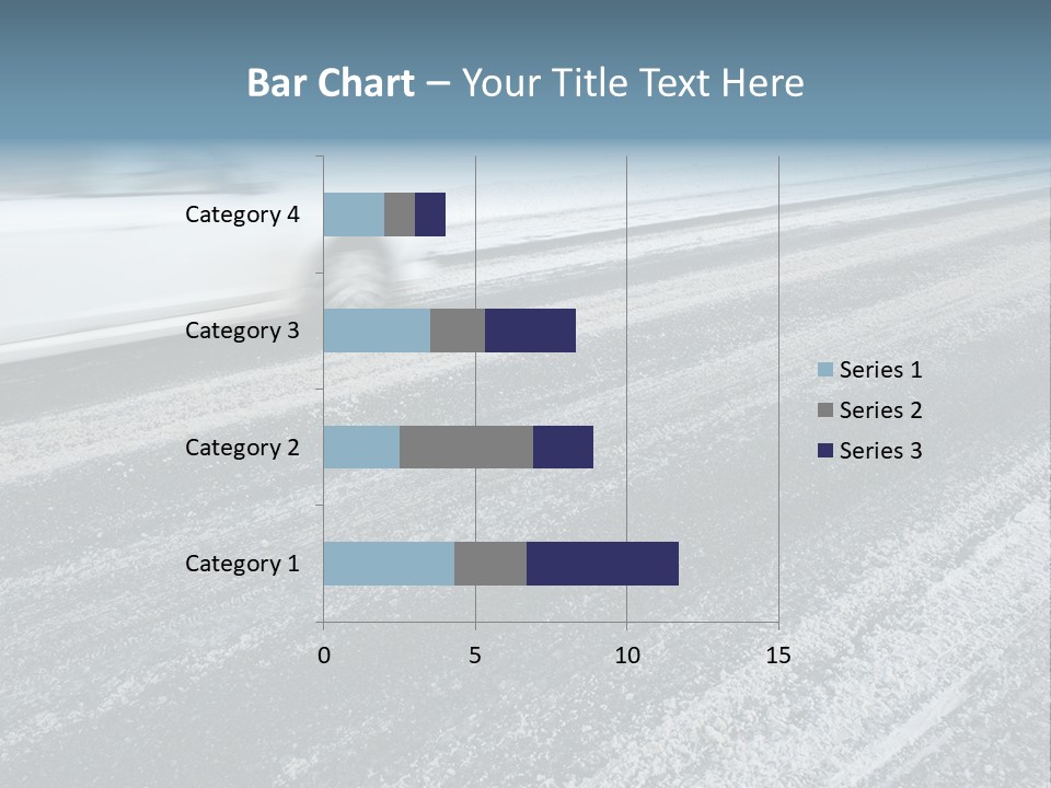 Transportation Highway Snow PowerPoint Template