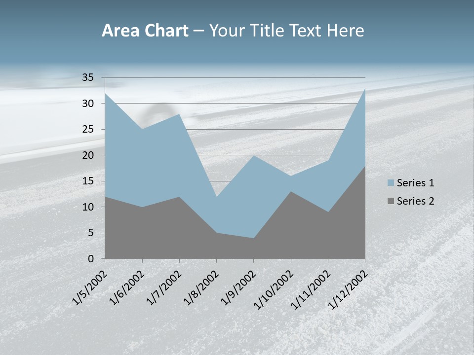 Transportation Highway Snow PowerPoint Template
