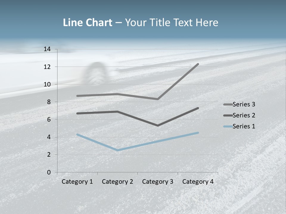Transportation Highway Snow PowerPoint Template