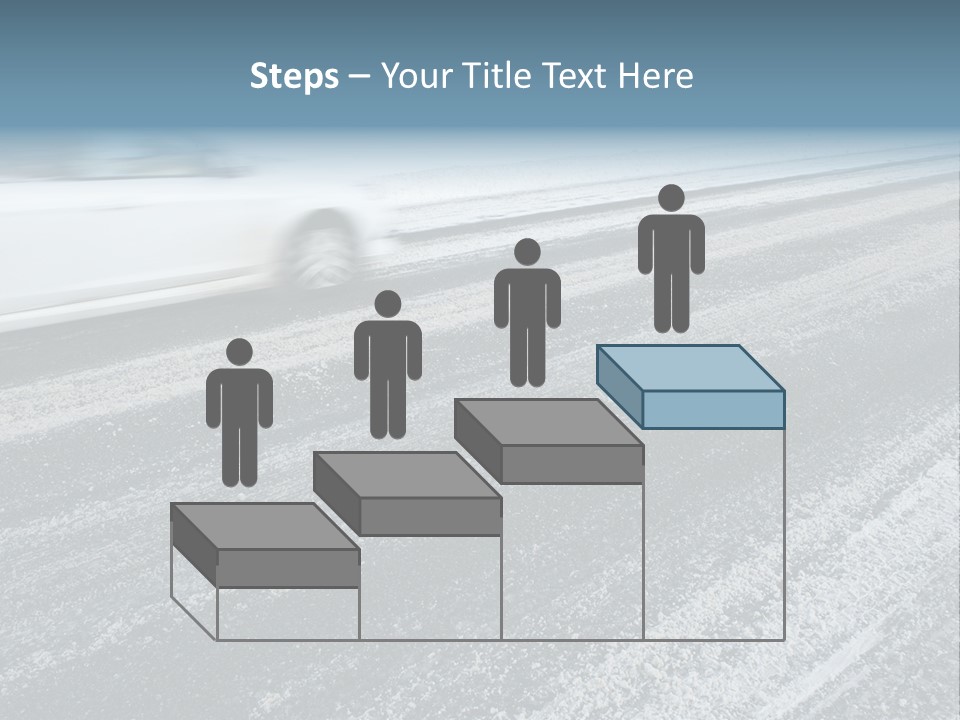 Transportation Highway Snow PowerPoint Template