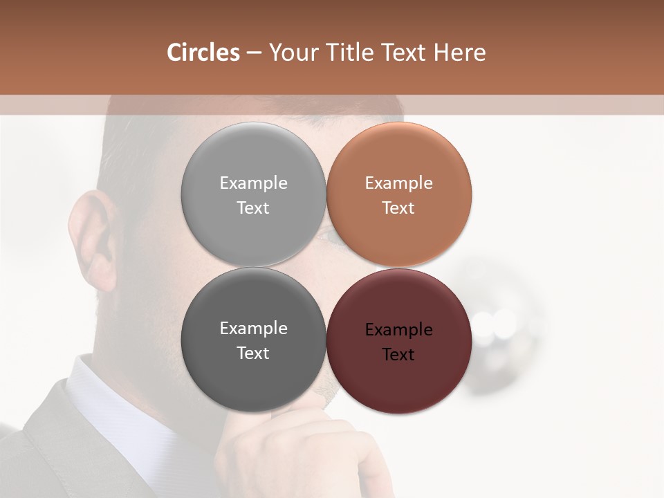 Guy Corporate Standing PowerPoint Template