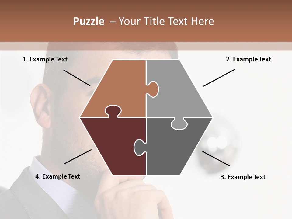 Guy Corporate Standing PowerPoint Template