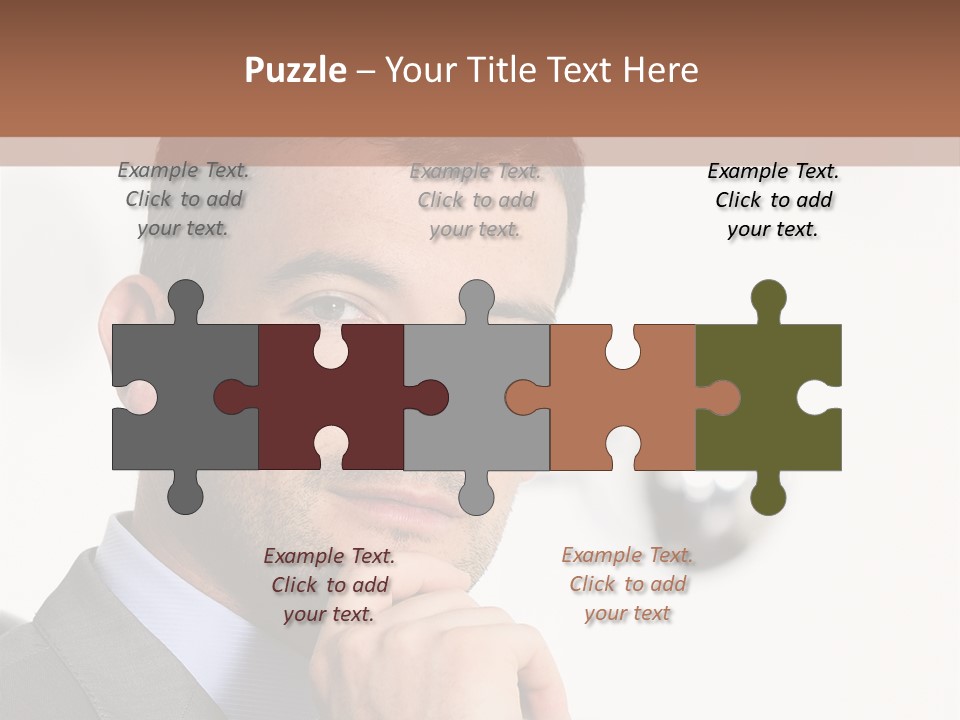 Guy Corporate Standing PowerPoint Template