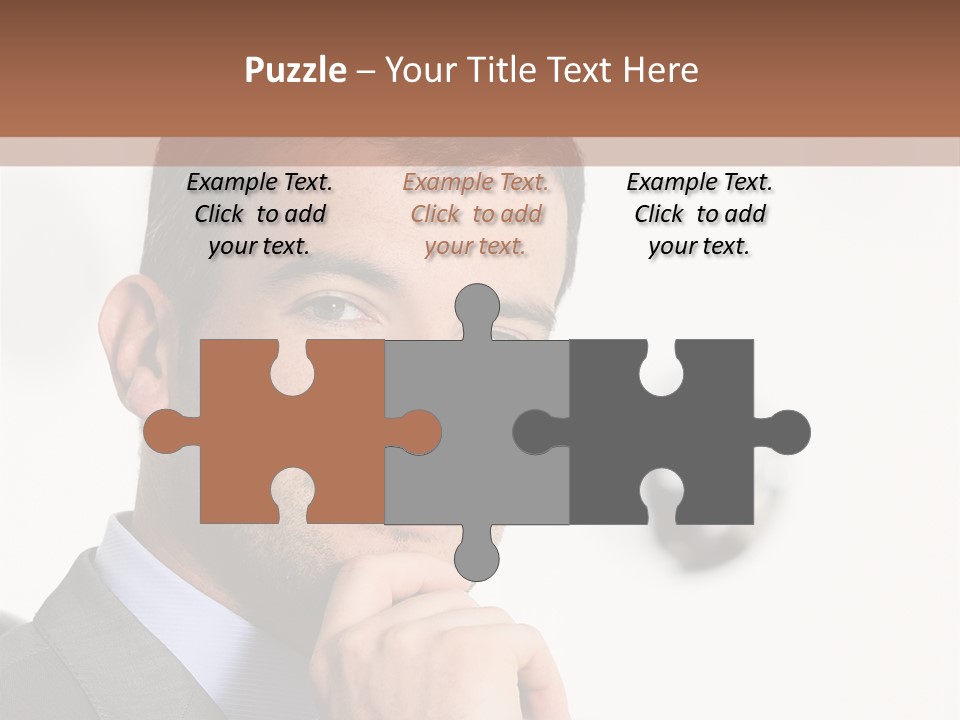 Guy Corporate Standing PowerPoint Template